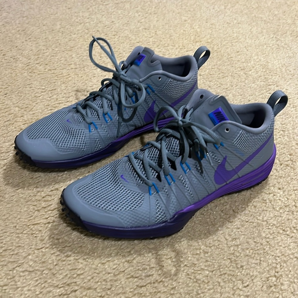 Men’s Nike Grey and Purple. Size 11.5